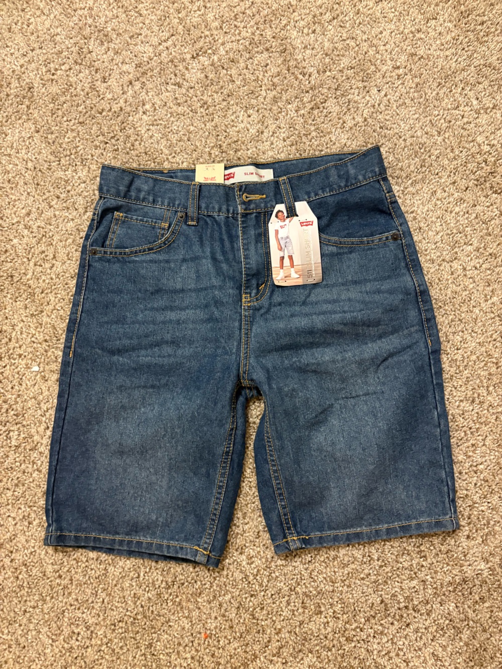 Levi's Slim Straight Men's Denim Shorts - Blue